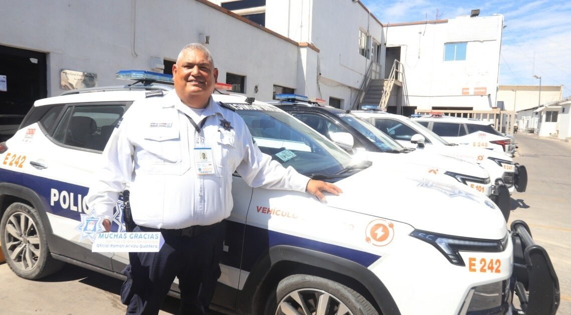 Oficial Arvizu se jubila con dignidad y con la frente en alto, tras 31 años de servicio en la Policía de Hermosillo