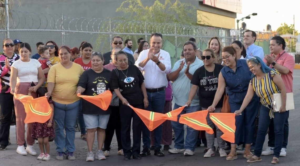 Inicia alcalde de Hermosillo rehabilitación de la calle Carlos Quintero Arce
