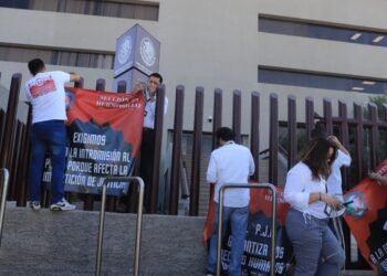 Trabajadores del Poder Judicial en Hermosillo se unen a paro nacional de labores