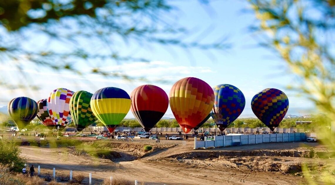 Tiene Segundo Festival del Globo en Hermosillo espectacular cierre Tiene Segundo Festival del Globo en Hermosillo espectacular cierre
