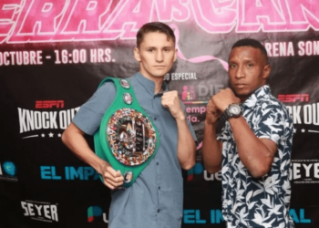 Noquea ‘Rey’ Picasso a Yeison Vargas y levanta la mano para título mundial supergallo