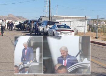 Bill Clinton llega a Hermosillo para su participación en el Foro Mundial de Energía Solar