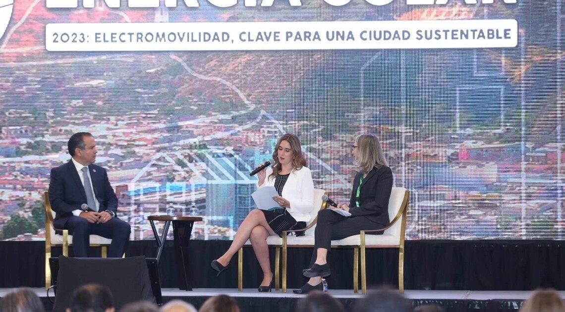Foro Mundial de Energía Solar: Gobiernos deben promover energías limpias con incentivos, Antonio Astiazarán y delegada de Québec