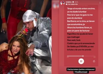 Shakira propone a Bad Bunny “Facturar Juntos”