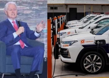Bill Clinton reconoce el uso de patrullas eléctricas en Hermosillo