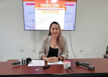 Cierran cruce de Nayarit y Luis Encinas por trabajos de drenaje pluvial