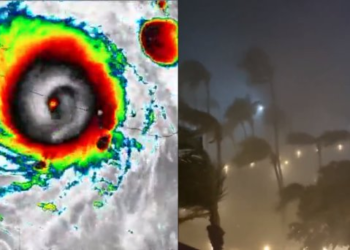 ‘Otis’ ataca con fuerza a Acapulco como huracán categoría 5
