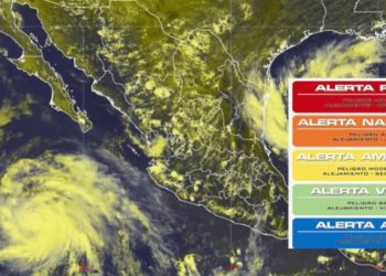 Estos son los cinco colores de alerta por ciclones en México