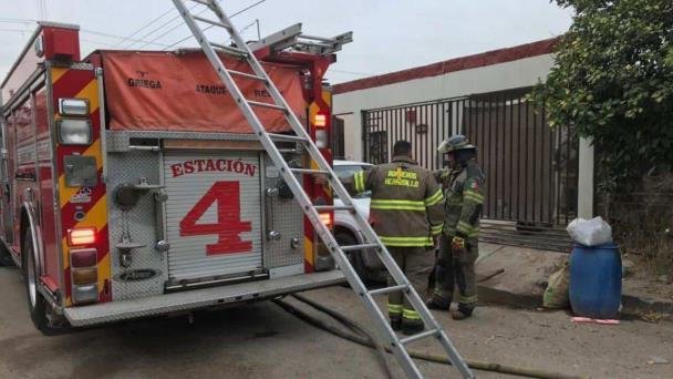Se reportó incendio en la colonia El Sahuaro Se reportó incendio en la colonia El Sahuaro