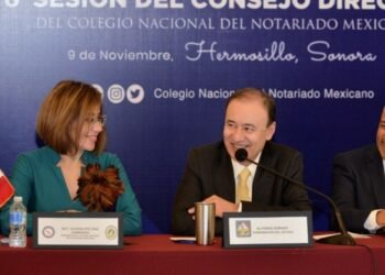 Garantizamos certeza jurídica a sonorenses en coordinación con el notariado: Alfonso Durazo