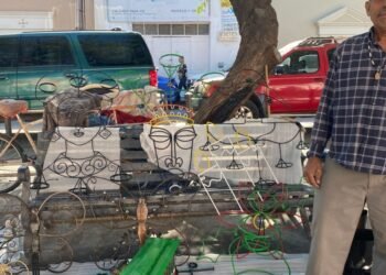Hermosillo: Sergio disfruta hacer su arte de metal