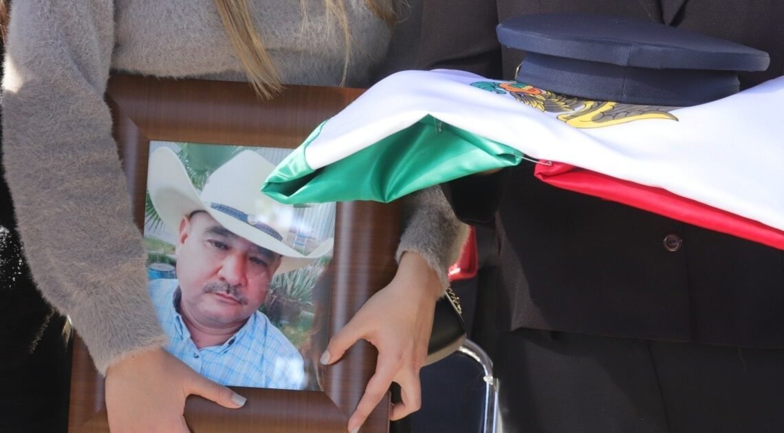 Con admiración será recordado Martín Aganza, oficial de Hermosillo caído en enfrentamiento armado: “Su vocación, servir y proteger”