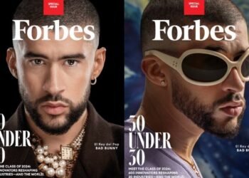 Bad Bunny: Coronado como el ‘Rey del Pop’ por Forbes
