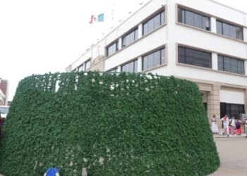 Árbol navideño en Plaza Zaragoza tendrá luces “bailarinas”