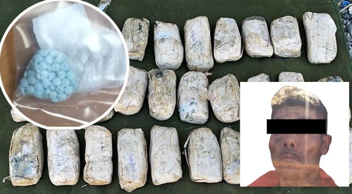 Aseguran grandes dosis de “crystal” y fentanilo en Nogales Aseguran grandes dosis de “crystal” y fentanilo en Nogales