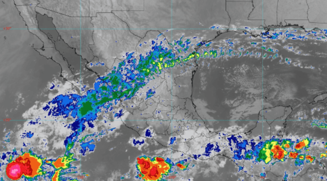 Clima en México: Se esperan lluvias puntuales fuertes en Guerrero, Oaxaca y Chiapas Clima en México: Se esperan lluvias puntuales fuertes en Guerrero, Oaxaca y Chiapas