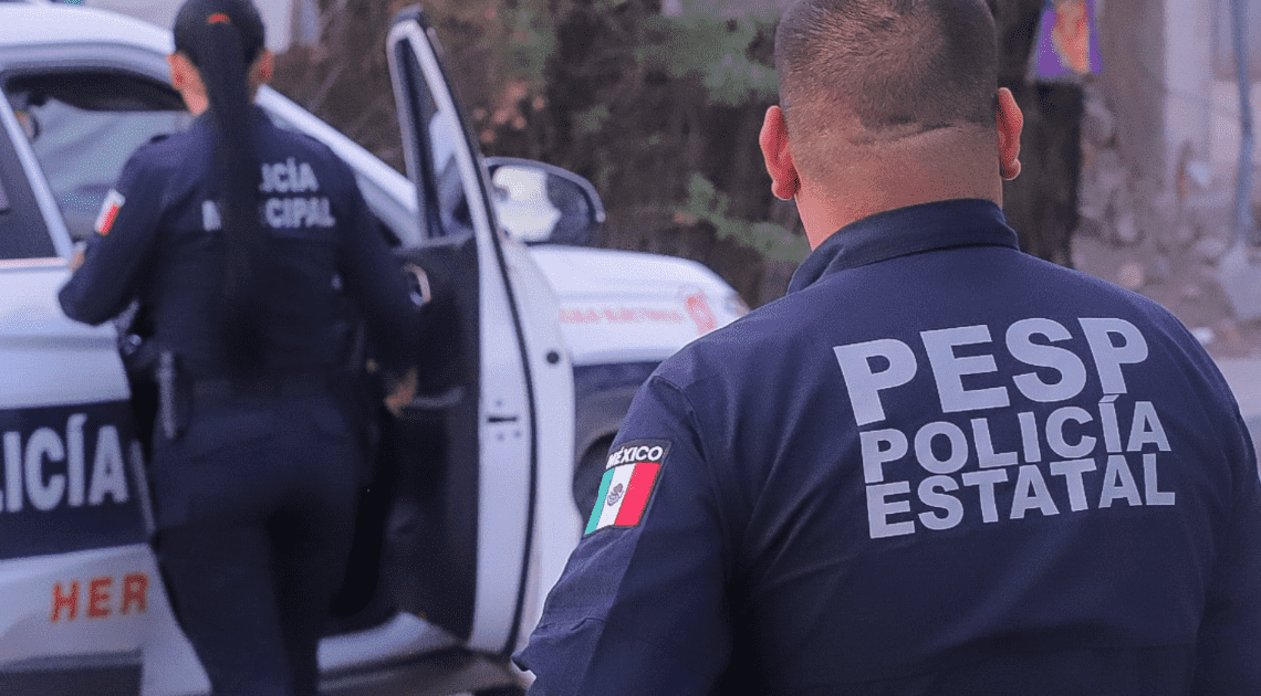 Hombre agrede a policía tras ser detenido en Hermosillo