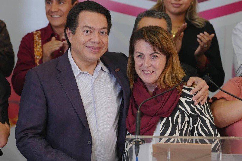 Margarita González y Mario Delgado. Margarita González y Mario Delgado.