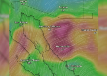 Alertan por martes ventoso en Sonora y Hermosillo