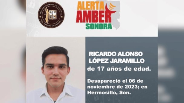 Activan Alerta Amber para localizar a menor de 17 años en Hermosillo Activan Alerta Amber para localizar a menor de 17 años en Hermosillo