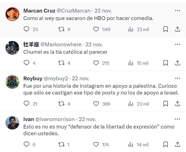 La gente empezó a defender a Melissa Barrera. La gente empezó a defender a Melissa Barrera.