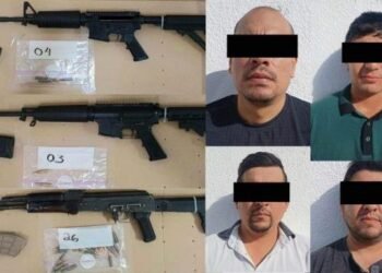Sedena y PESP desarman a 5 personas en General Plutarco Elías Calles