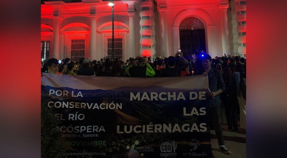 Marcha de las Luciérnagas: Colectivos ambientalistas exigen Información sobre el proyecto ferroviario Ímuris-Nogales Marcha de las Luciérnagas: Colectivos ambientalistas exigen Información sobre el proyecto ferroviario Ímuris-Nogales