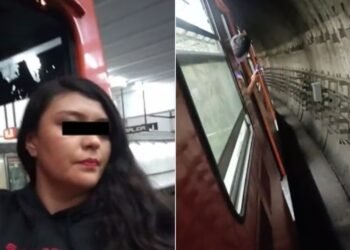 Metro de la CDMX se va de reversa con todo y pasajeros; exhiben a conductora e investigan, ¿qué pasó?