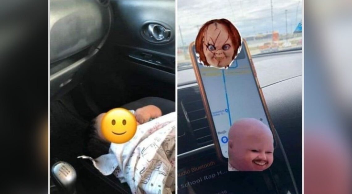 Madre envía a su bebé solo en taxi porque no quería ver a su expareja