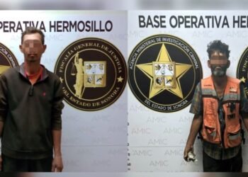 Capturan a 2 hombres, presuntos homicidas, en Hermosillo