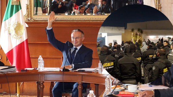 Fiscalía del Edomex detiene a alcalde de Toluca, Raymundo Martínez Carbajal Fiscalía del Edomex detiene a alcalde de Toluca, Raymundo Martínez Carbajal