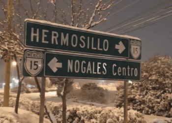 Frente frío 30 traerá lluvias y caída de nieve o agua nieve en Sonora
