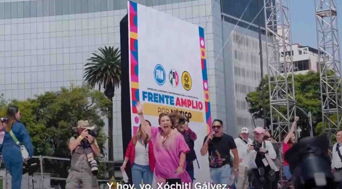 INE ordena bajar y sustituir spots de Xóchitl Gálvez por no especificar precampaña