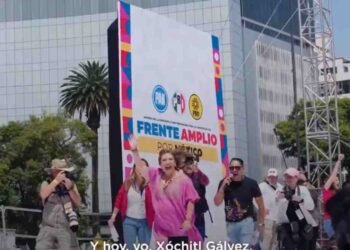 INE ordena bajar y sustituir spots de Xóchitl Gálvez por no especificar precampaña