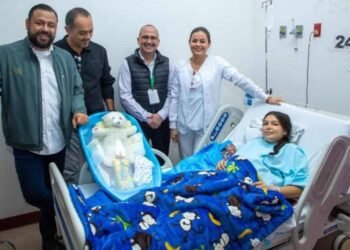 Nace “niño navidad”, Iam Dariel, en Hermosillo durante la mañana de este lunes