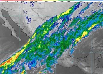 Clima en México:  Frente frío Núm. 13  genera lluvias intensas en Veracruz, Chiapas y Tabasco