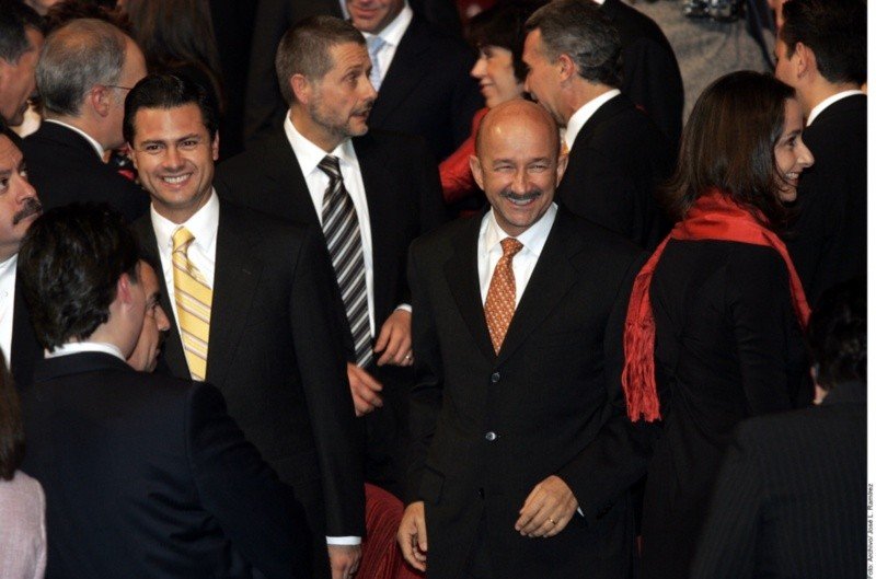 Carlos Salinas de Gortari y Enrique Peña Nieto. Carlos Salinas de Gortari y Enrique Peña Nieto.