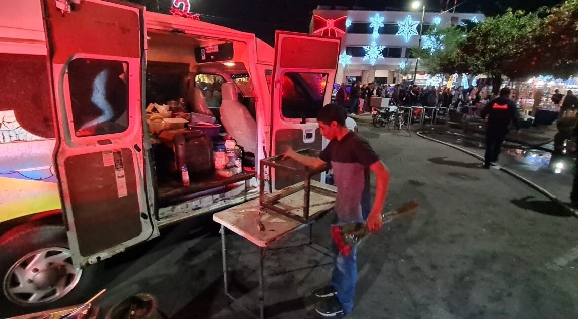 Hermosillo: Carretas de la Plaza Zaragoza sí tienen extintores, señalan trabajadores