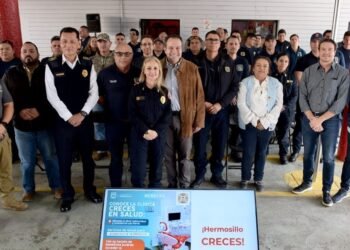 Formaliza Antonio Astiazarán acceso de Bomberos de Hermosillo a Creces en Salud