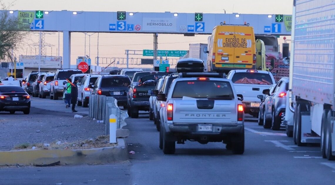 Hermosillo registra el mayor flujo vehicular por la caseta de cobro en años: Secretario de Turismo