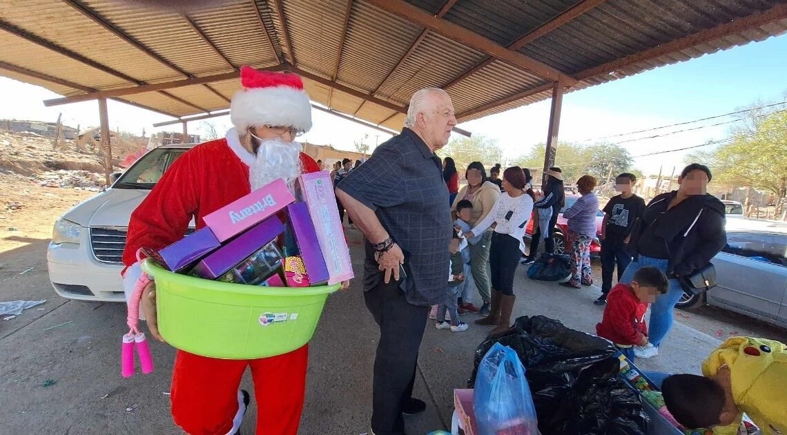 Hermosillo: Celebran la Navidad ¡repartiendo alegría!
