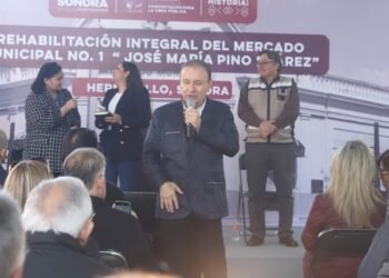 Inicia Gobernador de Sonora obra de rehabilitación del Mercado Municipal de Hermosillo