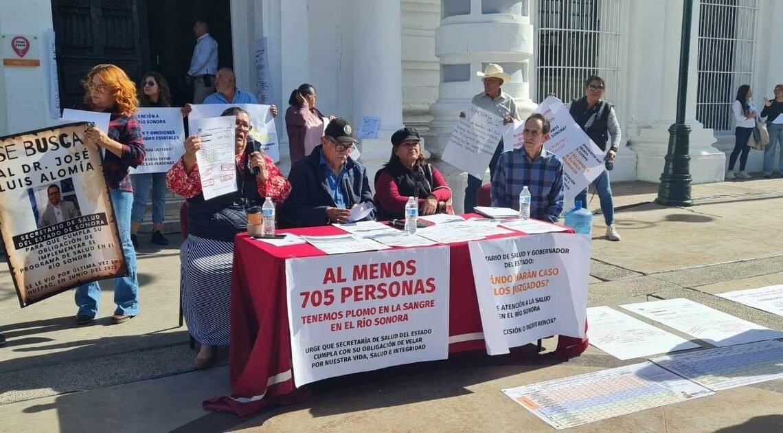 Comité de Cuenca Río Sonora exige atención médica urgente por contaminación de metales pesados Comité de Cuenca Río Sonora exige atención médica urgente por contaminación de metales pesados