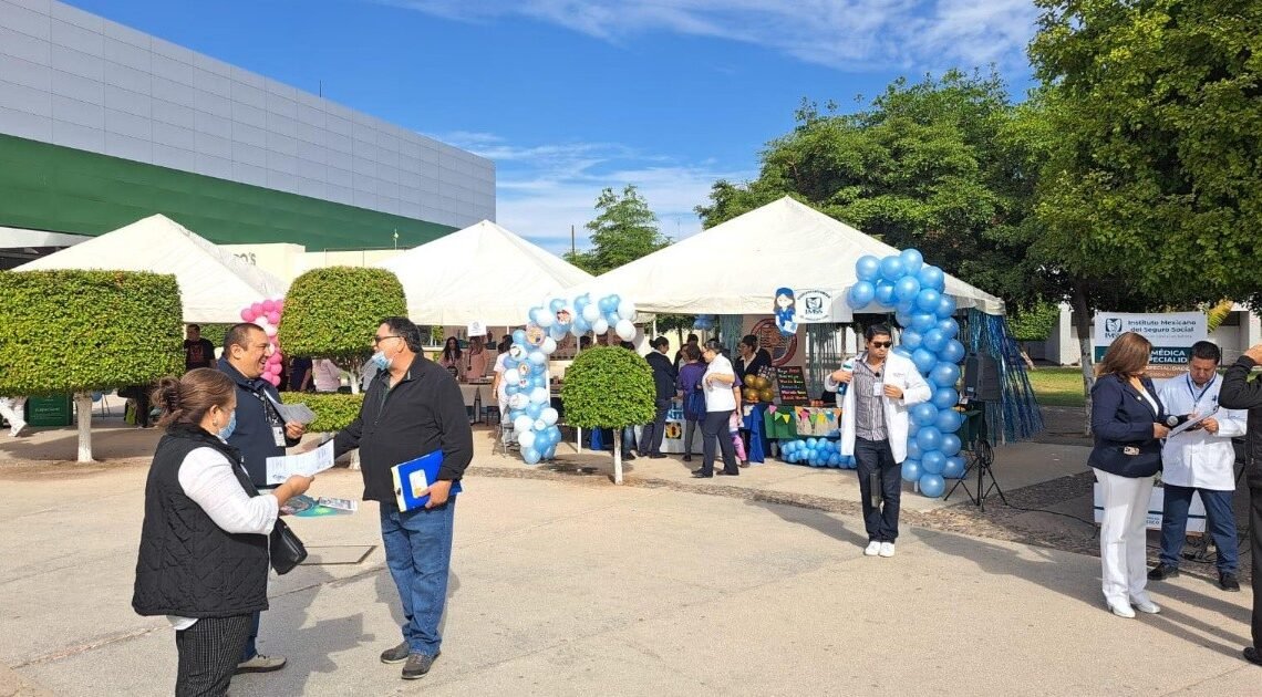 Ciudad Obregón: Ofrecen feria de la salud para adultos mayores en IMSS 