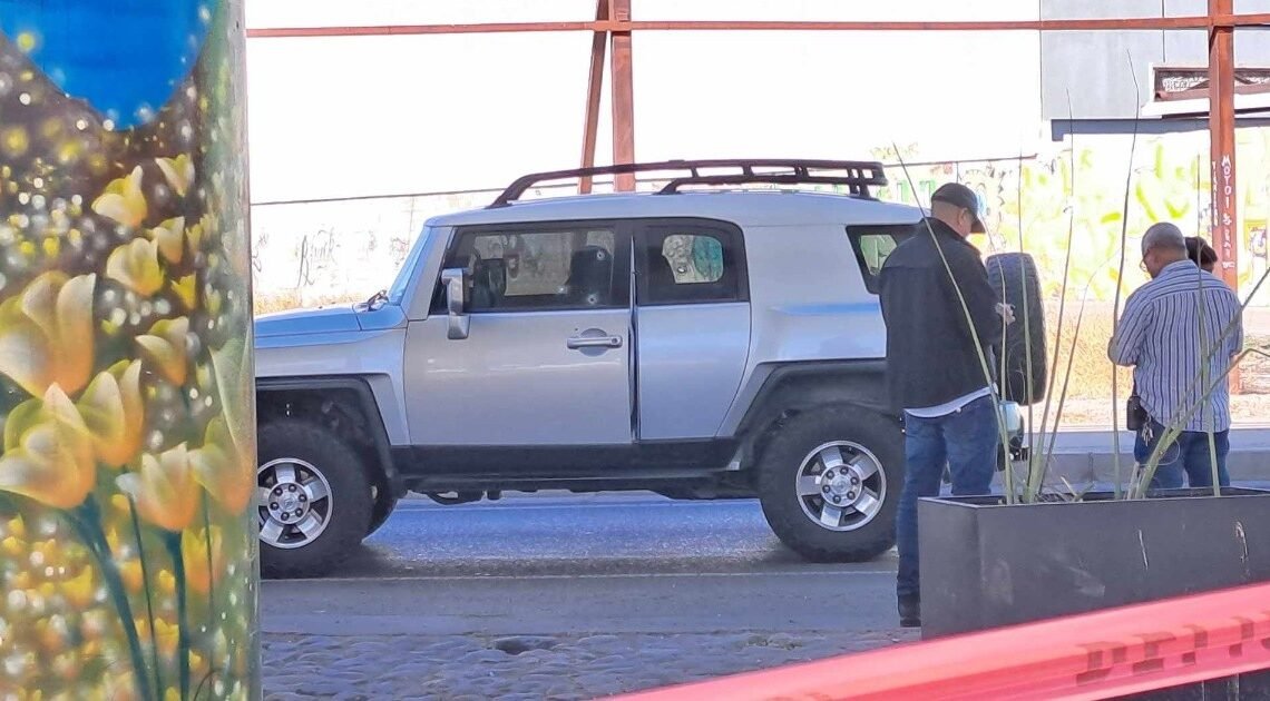Matan a persona a bordo de un auto en bulevar Rodríguez y Encinas; fue atacada desde moto
