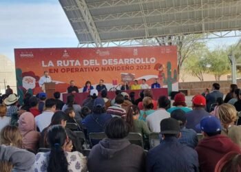 Entrega de 320 bicicletas y 220 tarjetas en Operativo Navideño 2023 en el área rural Oriente de Hermosillo