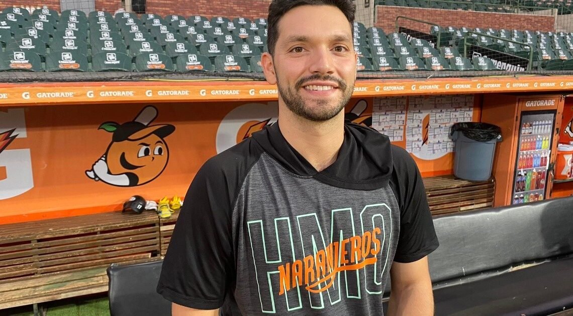 César Salazar cumple sueño ligamayorista y se enfoca en Naranjeros César Salazar cumple sueño ligamayorista y se enfoca en Naranjeros