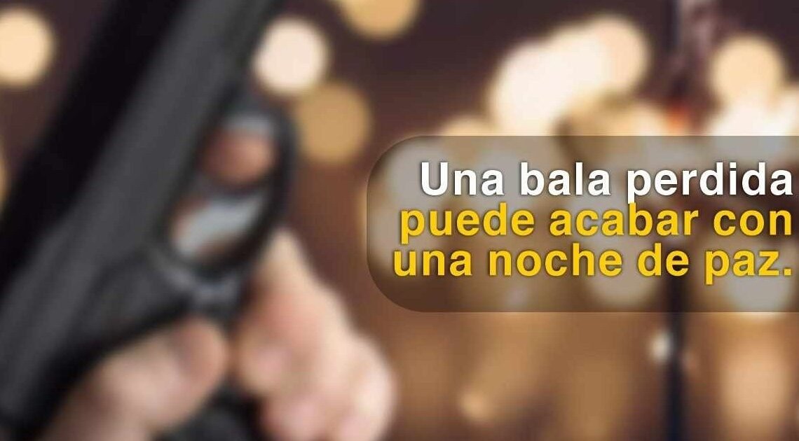 La Secretaría de Seguridad hace un llamado a celebrar el fin de año sin disparos al aire
