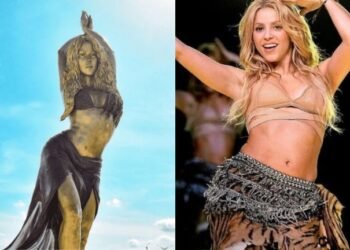 Shakira eternizada en Barranquilla con una estatua de bronce de 5 toneladas