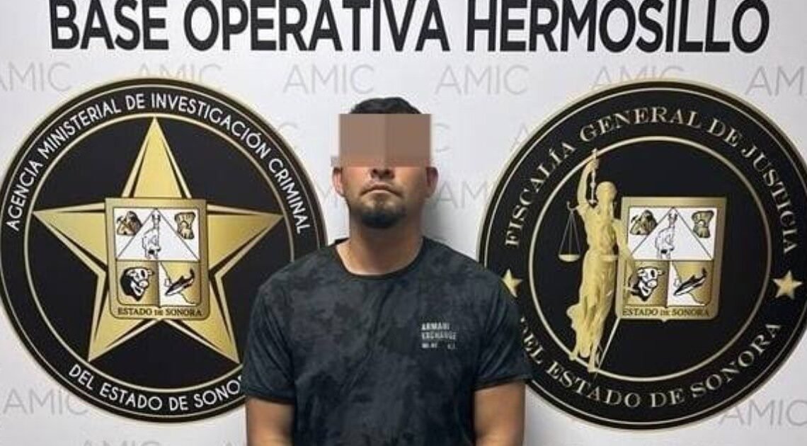 Capturan a presunto implicado en tentativa de homicidio en Hermosillo